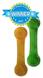 PetQwerksFlexBreathPeanutButterBoneS10Cm2Pcs