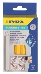 Lyra4850007MerkkrijtEconomy795-Geel12st