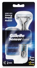 GilletteSensorExcelApparaatincl3mesjes