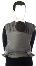 BabyloniaTricot-SlenOrganicMoonMistGreyDraagdoek