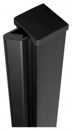 PolysanZoomLineBlackmagnetischprofielvoordouchedeurzwart