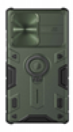 HoesjegeschiktvoorSamsungGalaxyS21Plus-CamShieldArmorCase-MetCameraCover-DonkerGroen