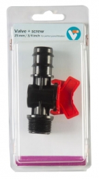 VerbindingsstukmetkraanenschroefdraadVelda-Velda