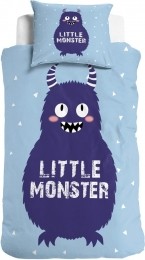LittleMonster-KinderDekbedovertrek-140x200220cm60x70cm