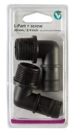 Kniestukmetschroefdraadl-partmetscrew20mm34inch2stVelda-Velda