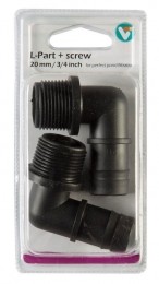 Kniestukmetschroefdraadl-partmetscrew20mm34inch2st-Velda
