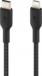BelkinBraidediPhoneLightningnaarUSB-Ckabel-2m-zwart