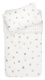 JolleinAnimalFriendsDekbedovertrekenSloop100x140cm