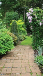 Tuinpad70x130cmTuinschilderij-Customizeit