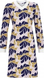 Katoenennachthemdbontevlakken