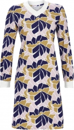 Katoenennachthemdbontevlakken