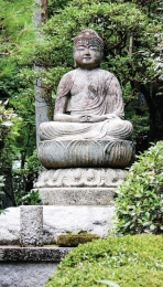 Boedhazittend70x130cmTuinschilderijCustomize-it-Customizeit