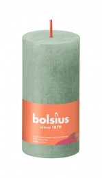 Rustiekstompkaarsshine10050jadegreen-Bolsius