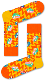 HappySocksxTheRollingStonesBeastofBurdenOranje
