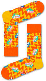 HappySocksxTheRollingStonesBeastofBurdenOranje