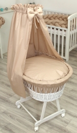 MamaLoesRotanWitPureBeigeBabyWiegje