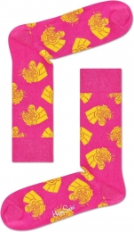 HappySocksMountainLionSokkenRozeGeel