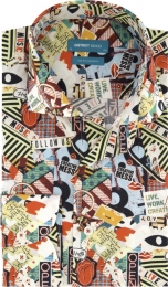 DistrictIndigoOverhemdCreativeMessPrintMulticolor40