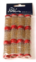 SibelWatergolfdraadrollersmetaalkortroodRood18mm-12st