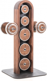 NohrdWeightPlateTower-Opbergsysteem-Walnoot