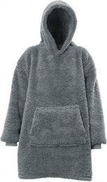 HoodieTeddydonkergrijs70x50x87cmUniqueLiving-Uniqueliving