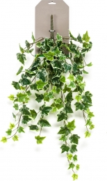 Ivyhangingbushgreenwhite70cmkunstplant-Emerald