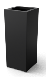 ArtusrechthoekigeAluminiumplantenbakken500x500x1000mmGeroba-Geroba