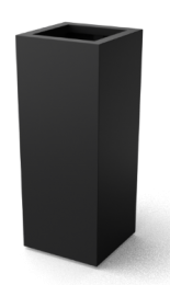 ArtusrechthoekigeAluminiumplantenbakken500x500x1000mmGeroba-Geroba