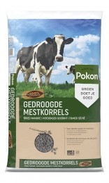 Gedroogdemestkorrel20kg-Pokon