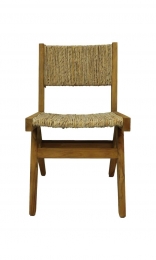 EetkamerstoelDaisynaturelteakbananenblad