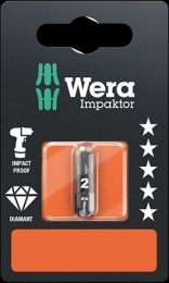 Wera05073921001855114PozidriveImpaktorBit-PZ2X25mm