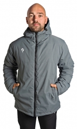 HerenWinterjasEvergreenGrijsWit