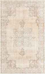 VloerkleedBushrahandgemaaktwolHadorn