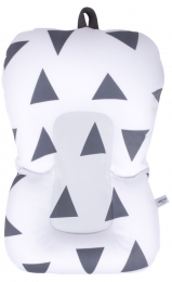 SevibabyCozyTriangleGreyBabyBadkussen
