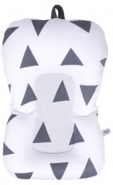 SevibabyCozyTriangleGreyBabyBadkussen