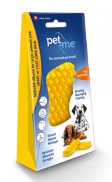 PetMeDogShortHairBrushYellow