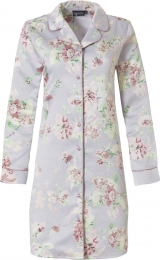 SatijnenbloemendoorknoopnachthemdPastunette