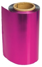 SibelAluminiumFolieFuchsia12cmx100m