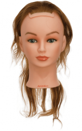 SibelHaarstukjeSilhouetteMiddenbruin20-35cm