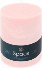 Kaarsrustiekd10h13cmlichtroze-Spaas