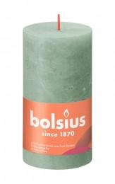 Rustiekstompkaarsshine13068jadegreen-Bolsius
