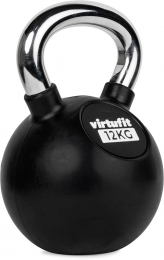 VirtuFitKettlebell-RubberChroom-12kg