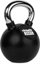 VirtuFitKettlebell-RubberChroom-28kg
