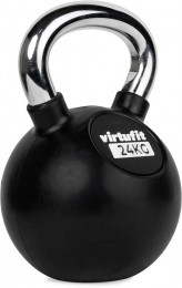 VirtuFitKettlebell-RubberChroom-24kg