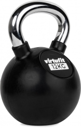 VirtuFitKettlebell-RubberChroom-12kg
