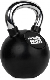 VirtuFitKettlebell-RubberChroom-28kg
