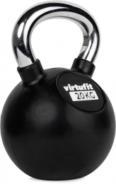 VirtuFitKettlebell-RubberChroom-20kg