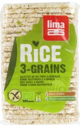 LimaRijstwafelsDun3Granen130GR