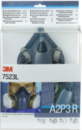 3M7523LStarterskitVoorHalfgelaatsmaskersMetA2-P3RFiltercombinatie