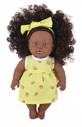 EcoToys30cmPopmetKrullenenGeelJurkjeHC531860